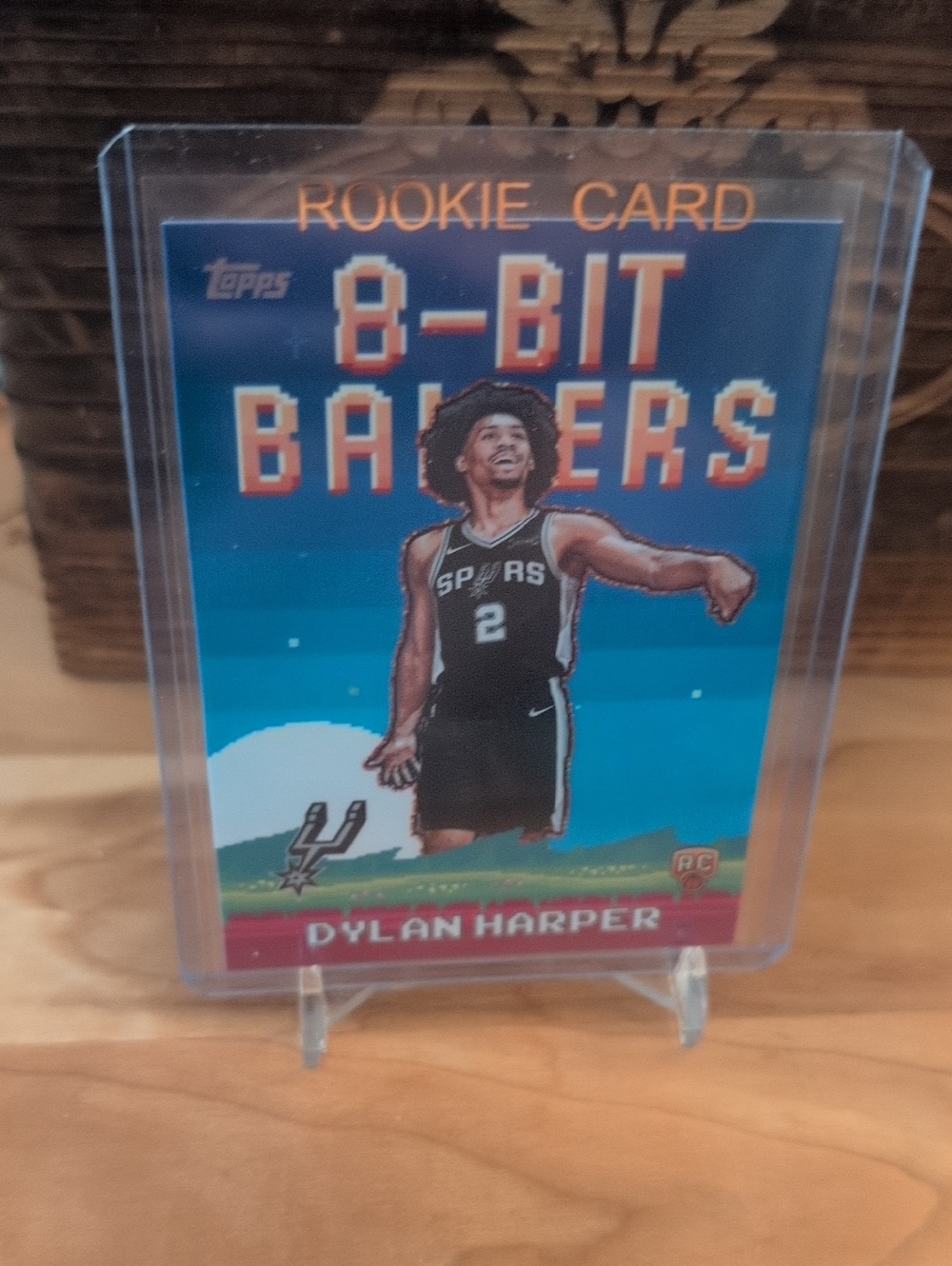 2025-26 Topps Dylan Harper 8-Bit Ballers Rookie Card Spurs
